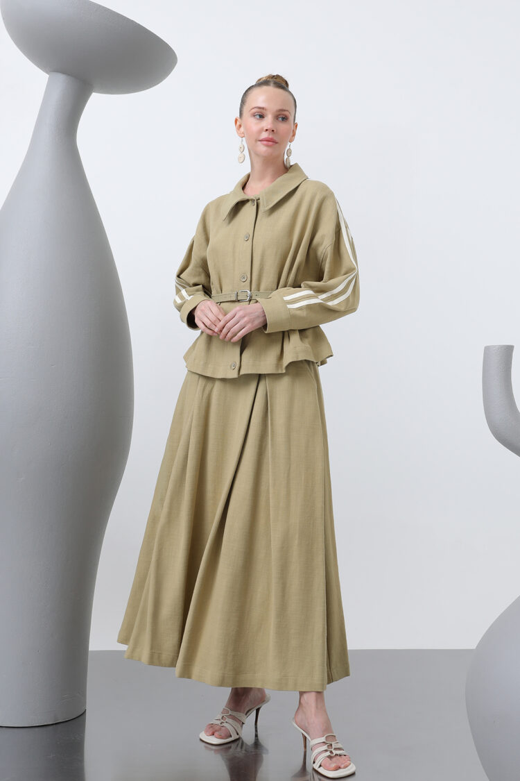 Waist Belt Skirt Set - Producer: Puane - Wholesale Women Clothes - TheBS Women
