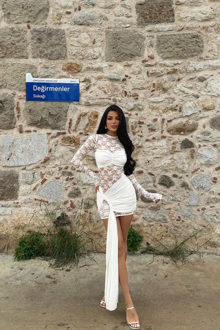 Rosario Mini Lace Dress - Producer: EYYO ATELIER - Wholesale Women Clothes - TheBS Women
