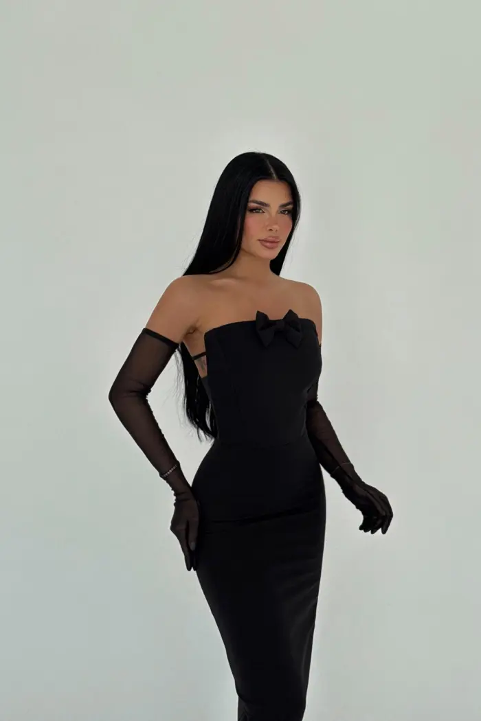 Enola Dress With Gloves - Producer: EYYO ATELIER - Wholesale Women Clothes - TheBS Women