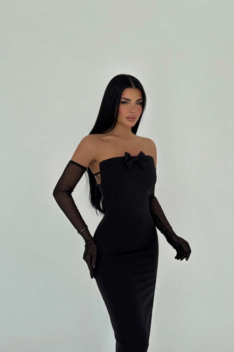 Enola Dress With Gloves - Producer: EYYO ATELIER - Wholesale Women Clothes - TheBS Women