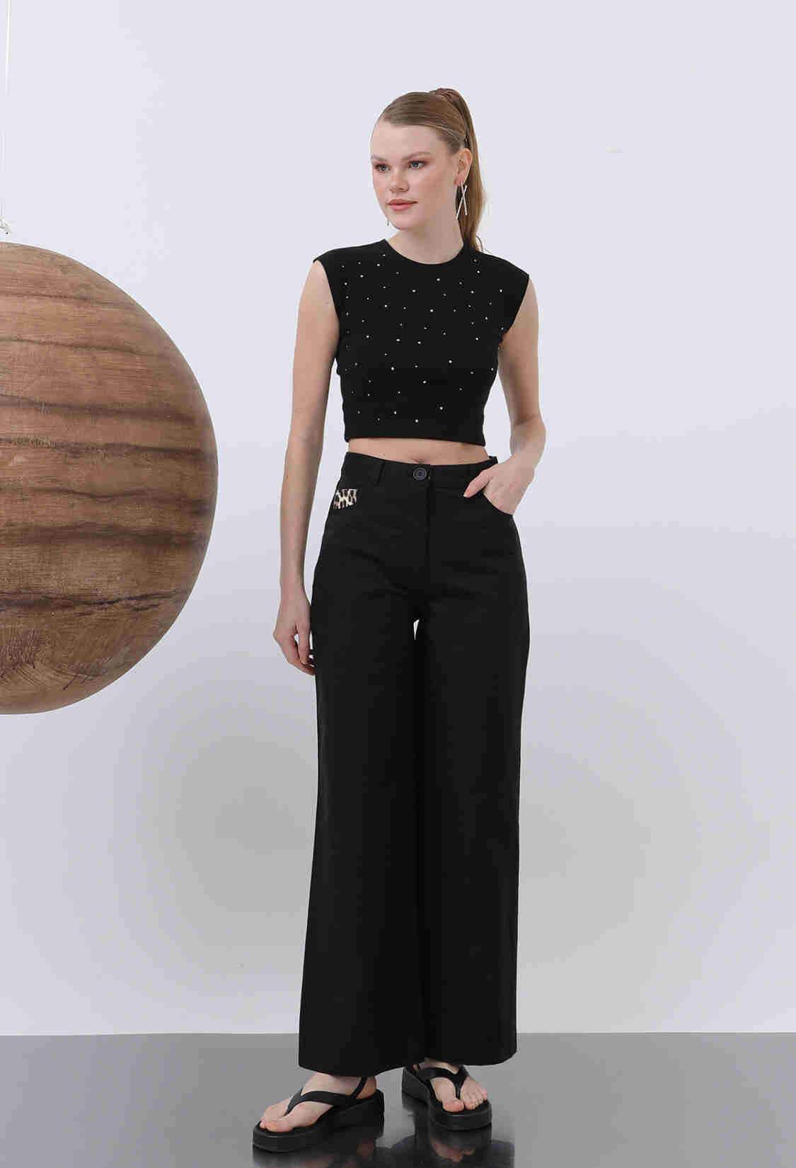 Women's Pocket Detailed Loose Pants - Brand: SOUL - Women & Kids, Baby Clothes Wholesale - TheBS Women