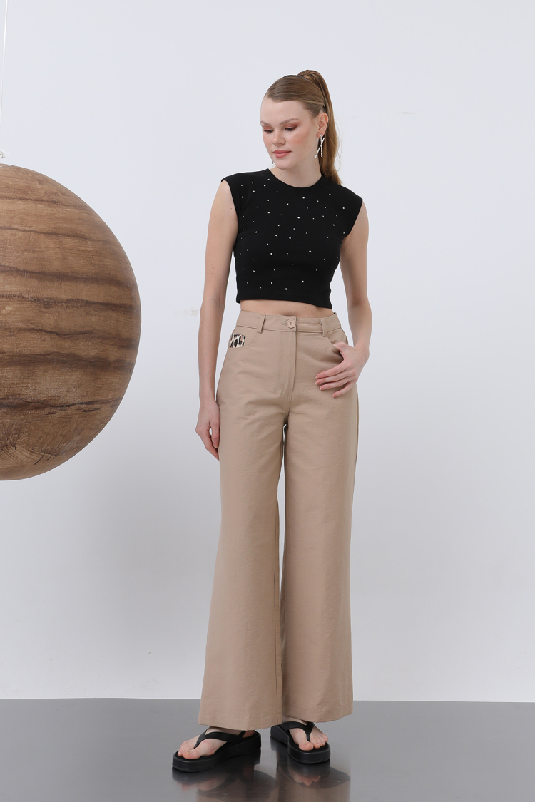 Women's Pocket Detailed Loose Pants - Brand: SOUL - Women & Kids, Baby Clothes Wholesale - TheBS Women