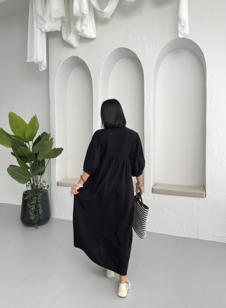 Half Sleeve Mueslin Dress - Producer: My Fashion - Wholesale Women Clothes - TheBS Women