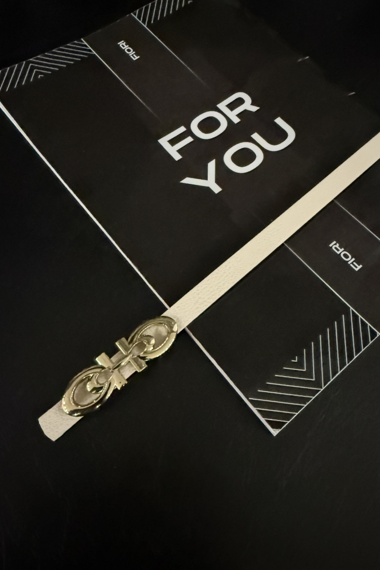 Women's Belt With Design Buckle - Producer: Fiori - Wholesale Women Clothes - TheBS Women