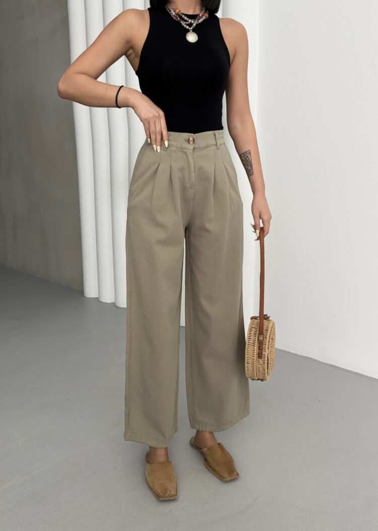 Plain Gabardine Pants - Producer: My Fashion - Wholesale Women Clothes - TheBS Women