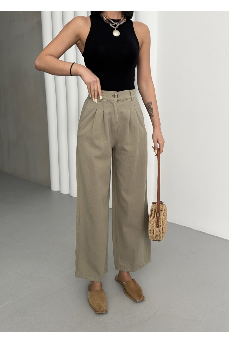 Plain Gabardine Pants - Brand: My Fashion - Women & Kids, Baby Clothes Wholesale - TheBS Women