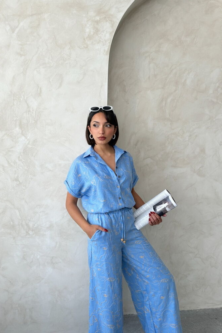 Embroidered Shirt - Light - Producer: Topshow - Wholesale Women Clothes - TheBS Women