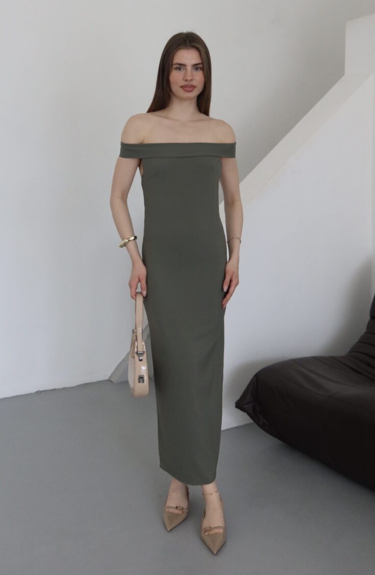 Polyviscose Dress With Back Neckline - Producer: My Fashion - Wholesale Women Clothes - TheBS Women