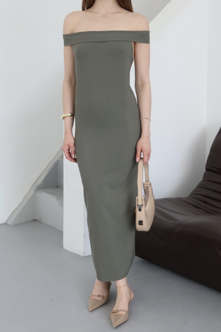 Polyviscose Dress With Back Neckline - Brand: My Fashion - Women & Kids, Baby Clothes Wholesale - TheBS Women