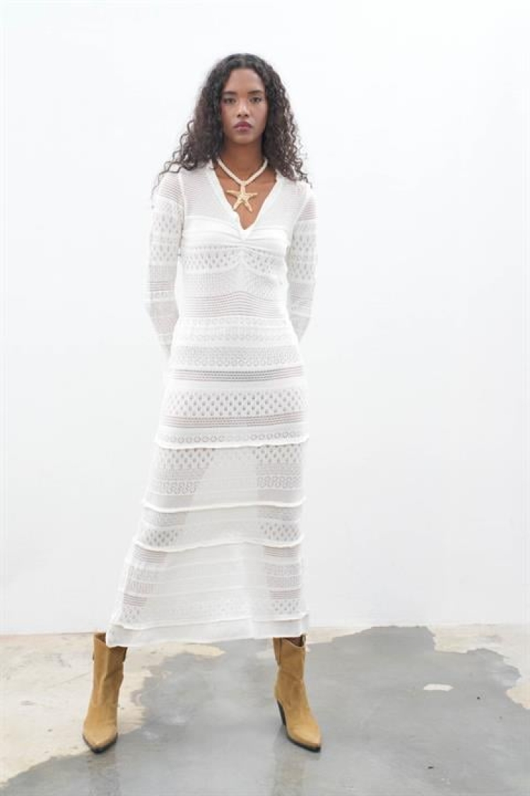 Long Knit Dress - Producer: Sobe Istanbul - Wholesale Women Clothes - TheBS Women