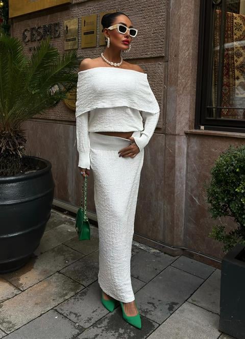 Madonna Collar Skirt Suit - Producer: Sobe Istanbul - Wholesale Women Clothes - TheBS Women