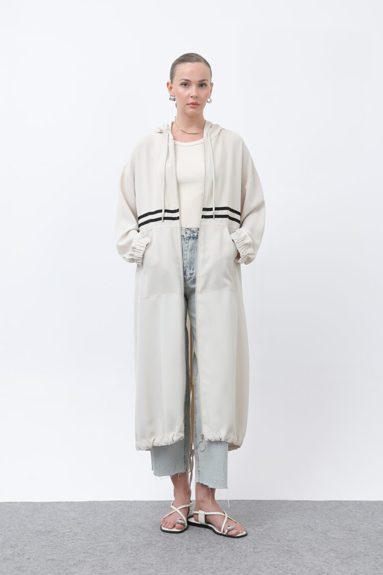 Women's Front Striped Zipper Detailed Cap - Producer: Puane - Wholesale Women Clothes - TheBS Women