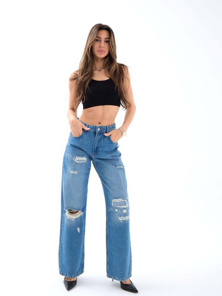 Jeans - Blue - Producer: Fame - Wholesale Women Clothes - TheBS Women
