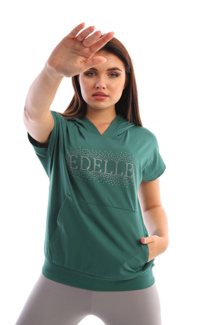 Low Shoulder Hoodie - Producer: EDELLE - Wholesale Women Clothes - TheBS Women