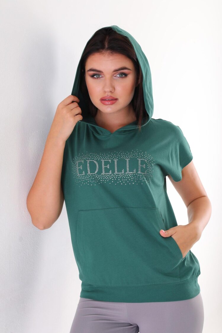 Low Shoulder Hoodie - Producer: EDELLE - Wholesale Women Clothes - TheBS Women