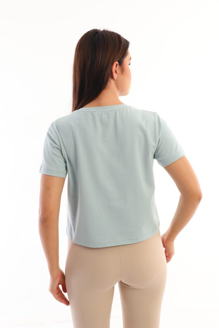 Edelle IceCrew Neck Crop Women's T-Shirt - Producer: EDELLE - Wholesale Women Clothes - TheBS Women