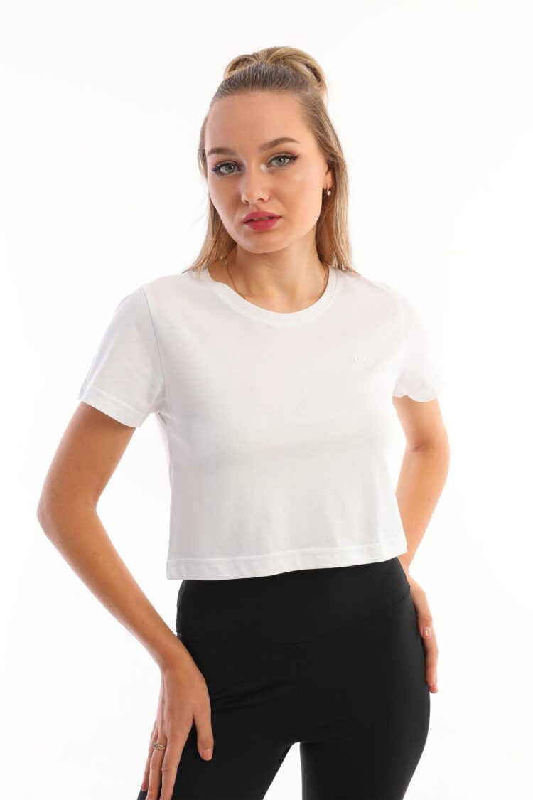 EdelleCrew Neck Crop Women's T-Shirt - Producer: EDELLE - Wholesale Women Clothes - TheBS Women