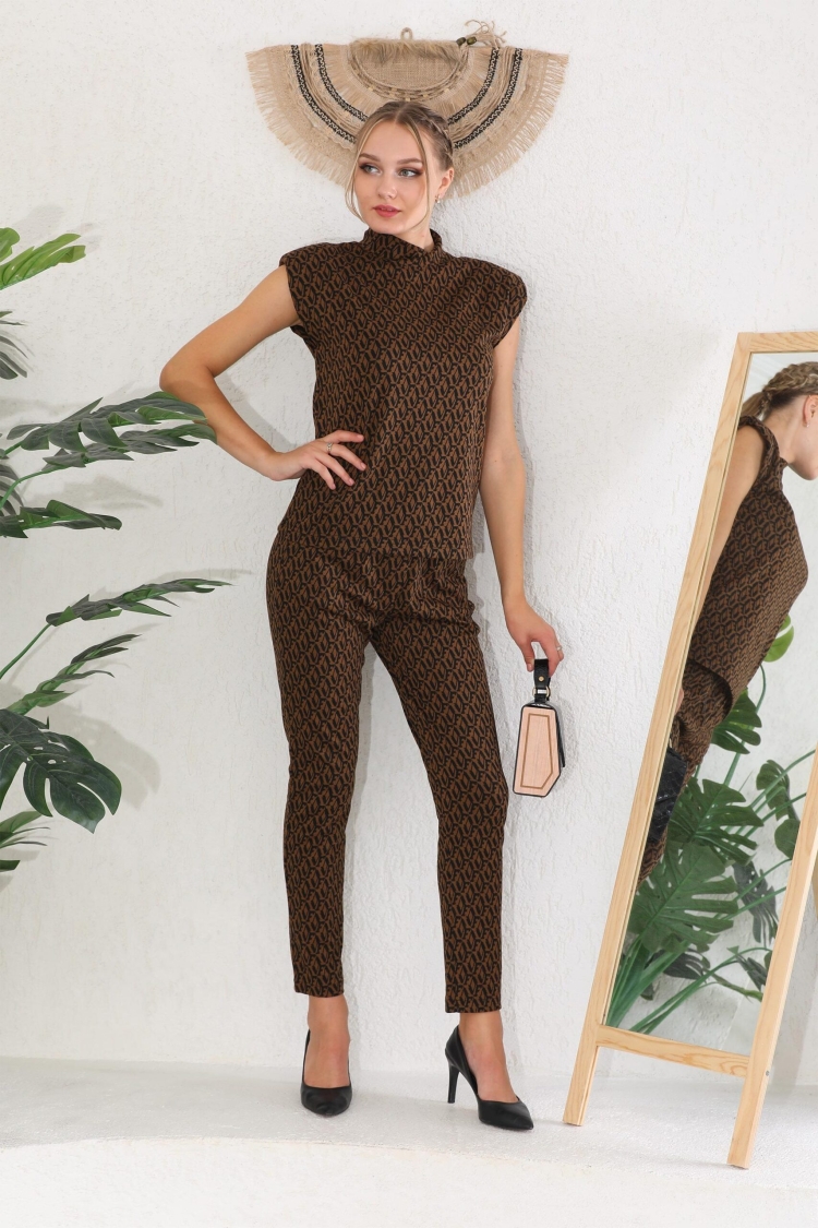 Wadded Jacquard Pattern Double Suit - Brand: EDELLE - Women & Kids, Baby Clothes Wholesale - TheBS Women