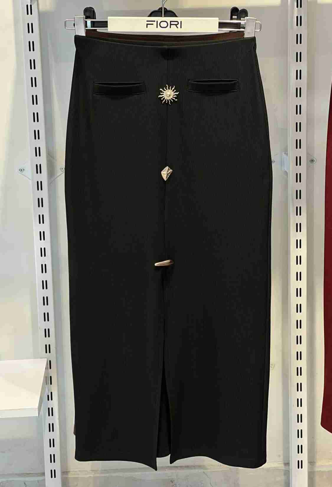 Buckle Detailed Skirt - Brand: Fiori - Women & Kids, Baby Clothes Wholesale - TheBS Women