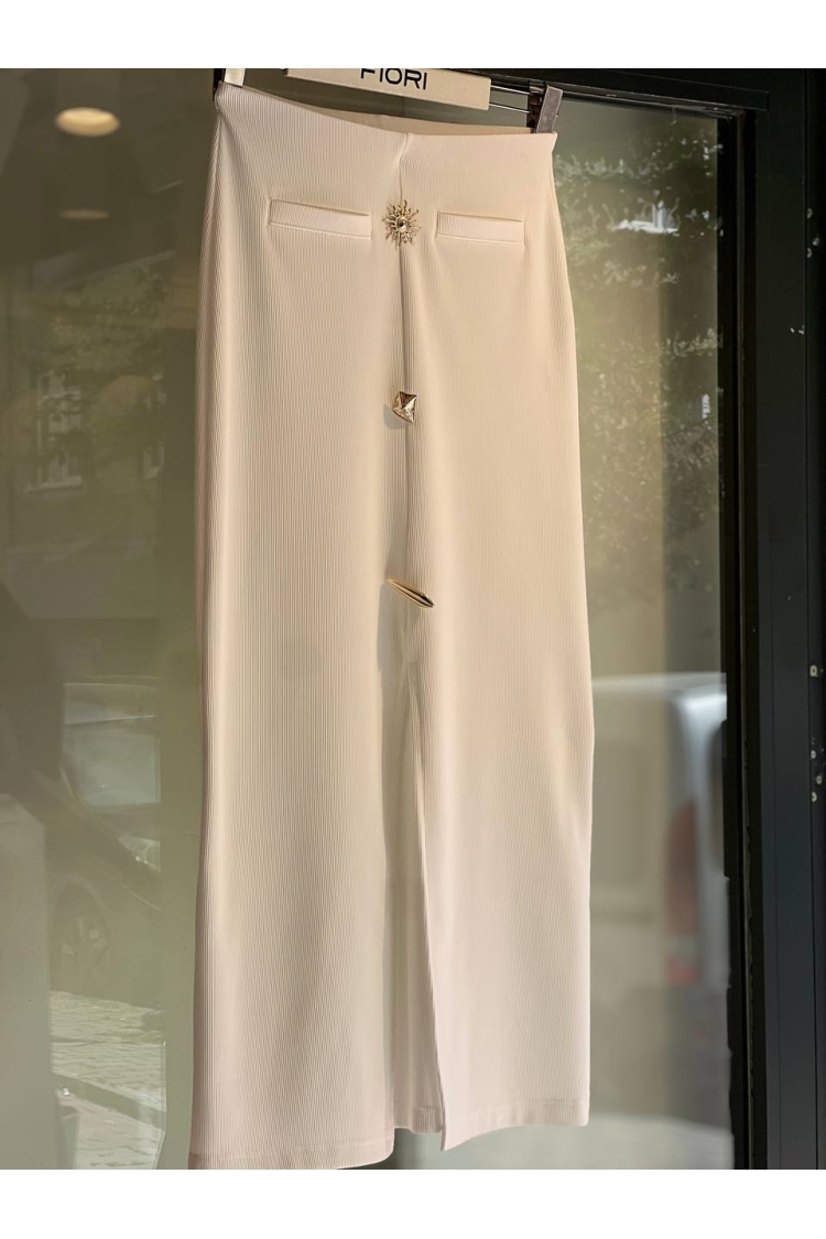 Buckle Detailed Skirt - Brand: Fiori - Women & Kids, Baby Clothes Wholesale - TheBS Women