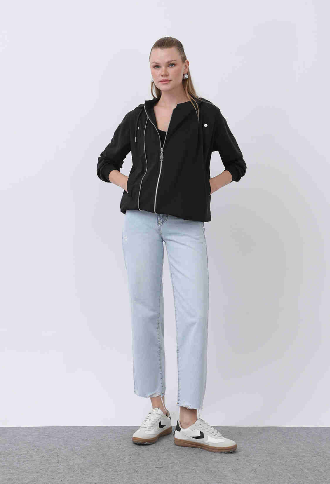 Zipper Detailed Jacket - Brand: SOUL - Women & Kids, Baby Clothes Wholesale - TheBS Women