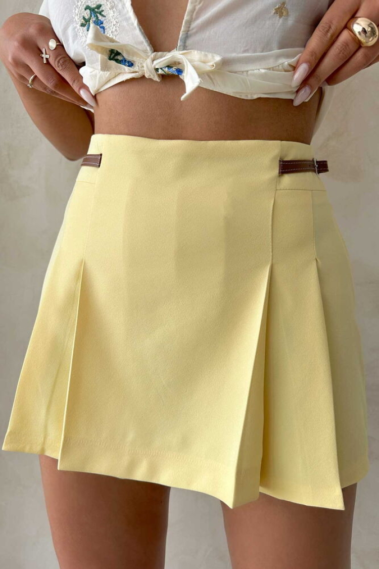 Belt Detailed Shorts - Producer: Topshow - Wholesale Women Clothes - TheBS Women