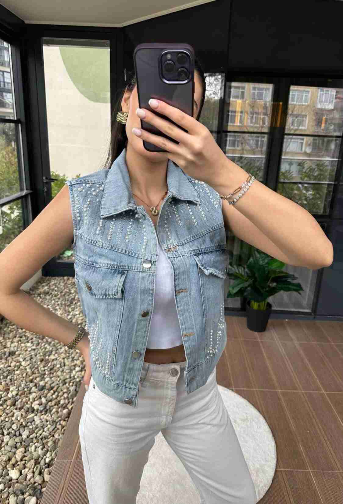 Pearl Jean Vest - Brand: Fiori - Women & Kids, Baby Clothes Wholesale - TheBS Women