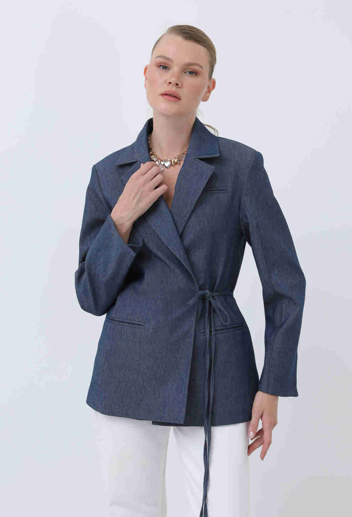 Women's Side Tie Jacket - Brand: SOUL - Women & Kids, Baby Clothes Wholesale - TheBS Women