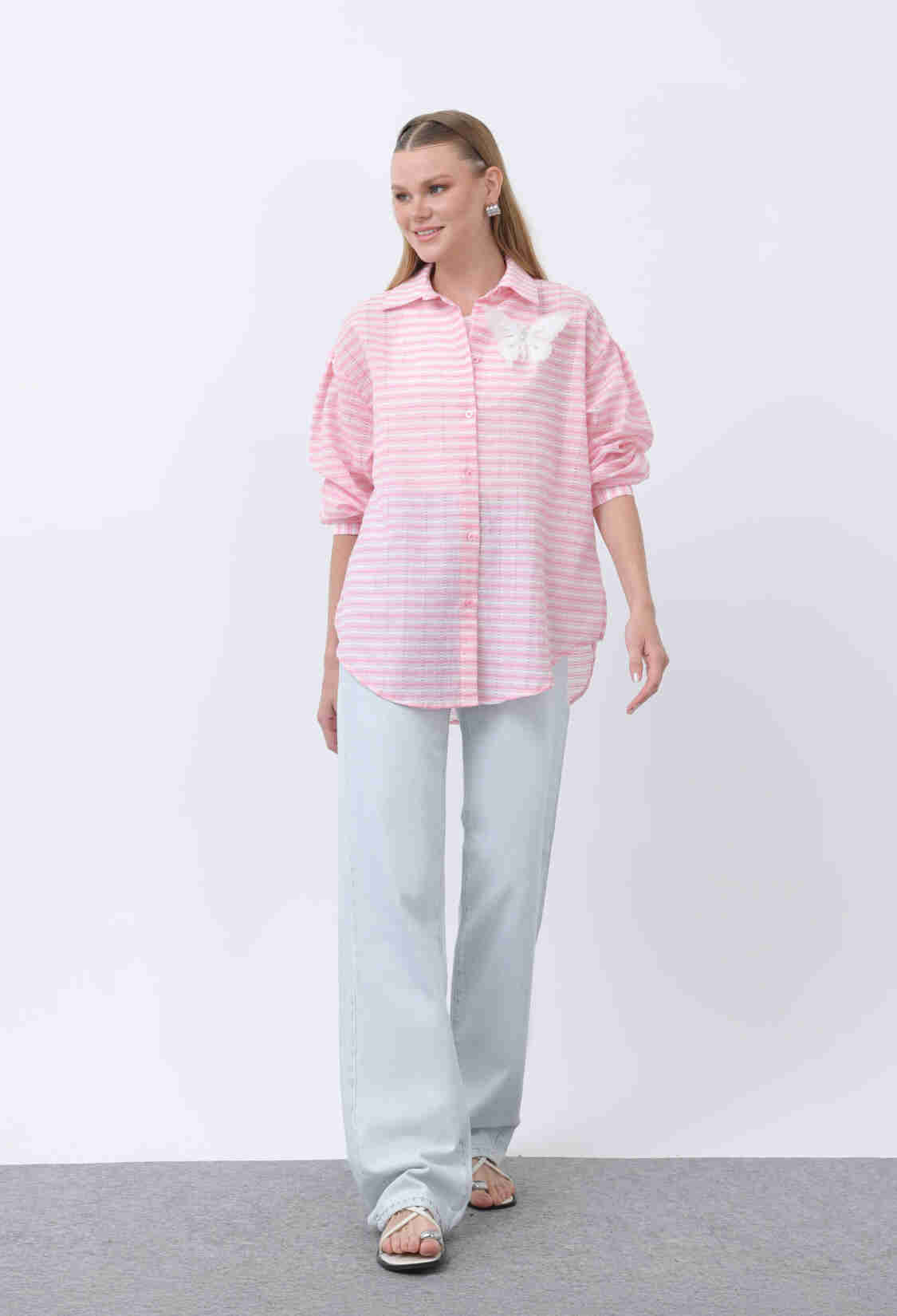Women's Butterfly Detailed Shirt - Brand: SOUL - Women & Kids, Baby Clothes Wholesale - TheBS Women