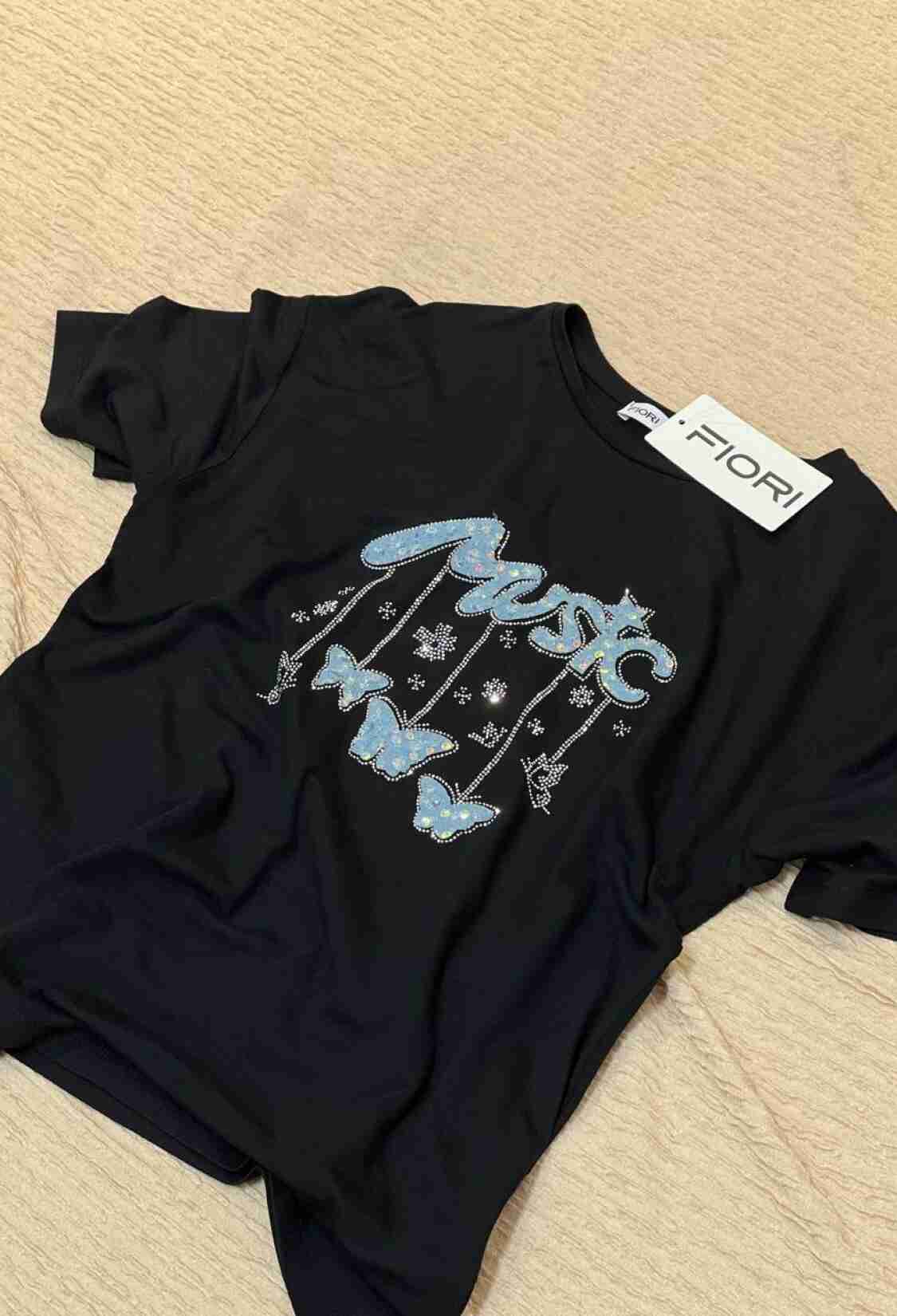 Letter Printed Tshirt - Brand: Fiori - Women & Kids, Baby Clothes Wholesale - TheBS Women