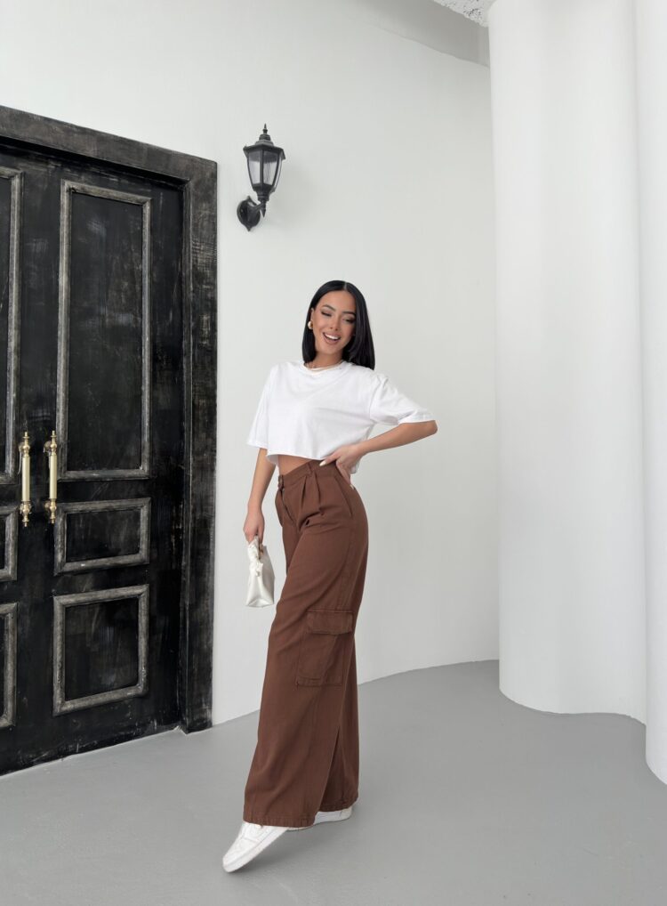 Cargo Pocket Gabardine Pants - Producer: My Fashion - Wholesale Women Clothes - TheBS Women