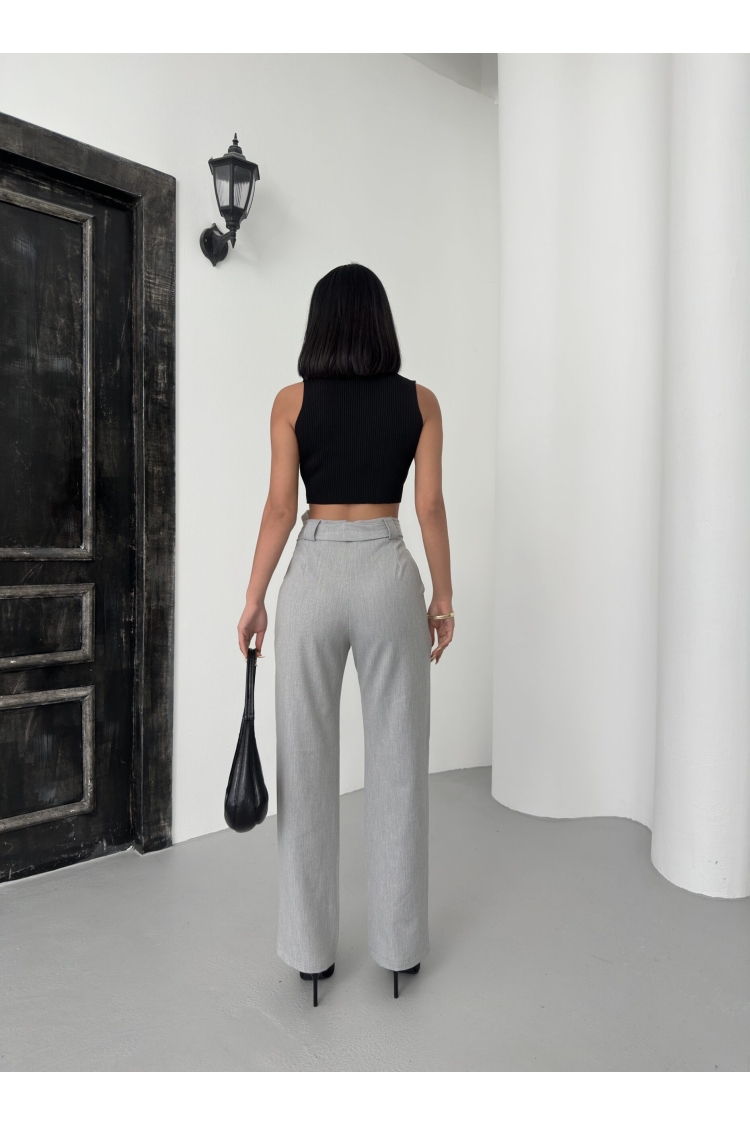 Polyviscose Belted Pants - Brand: My Fashion - Women & Kids, Baby Clothes Wholesale - TheBS Women