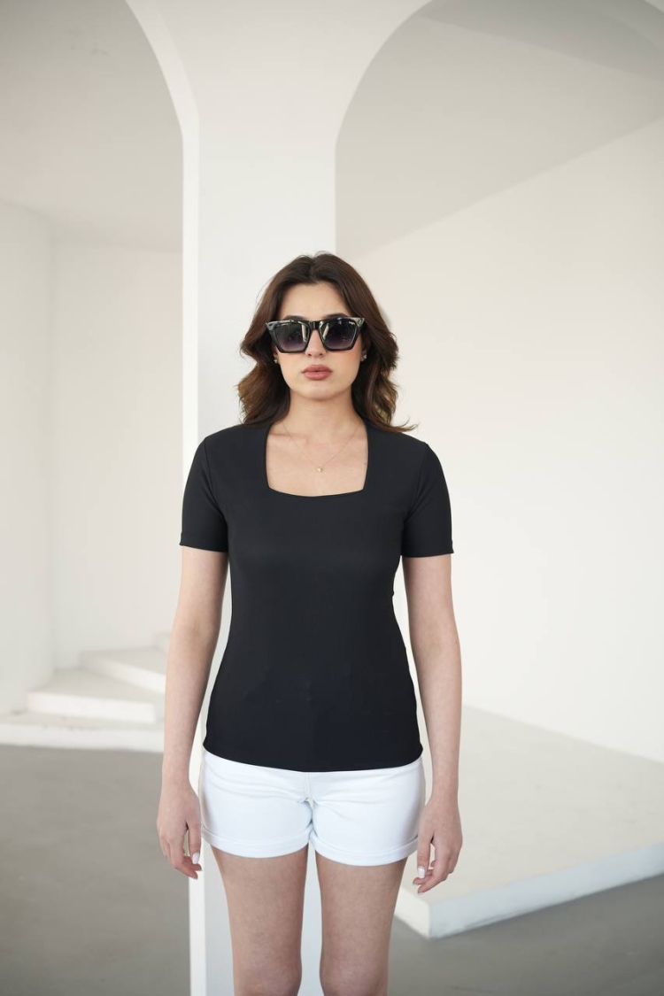 Square Neck Blouse - Brand: Fiori - Women & Kids, Baby Clothes Wholesale - TheBS Women