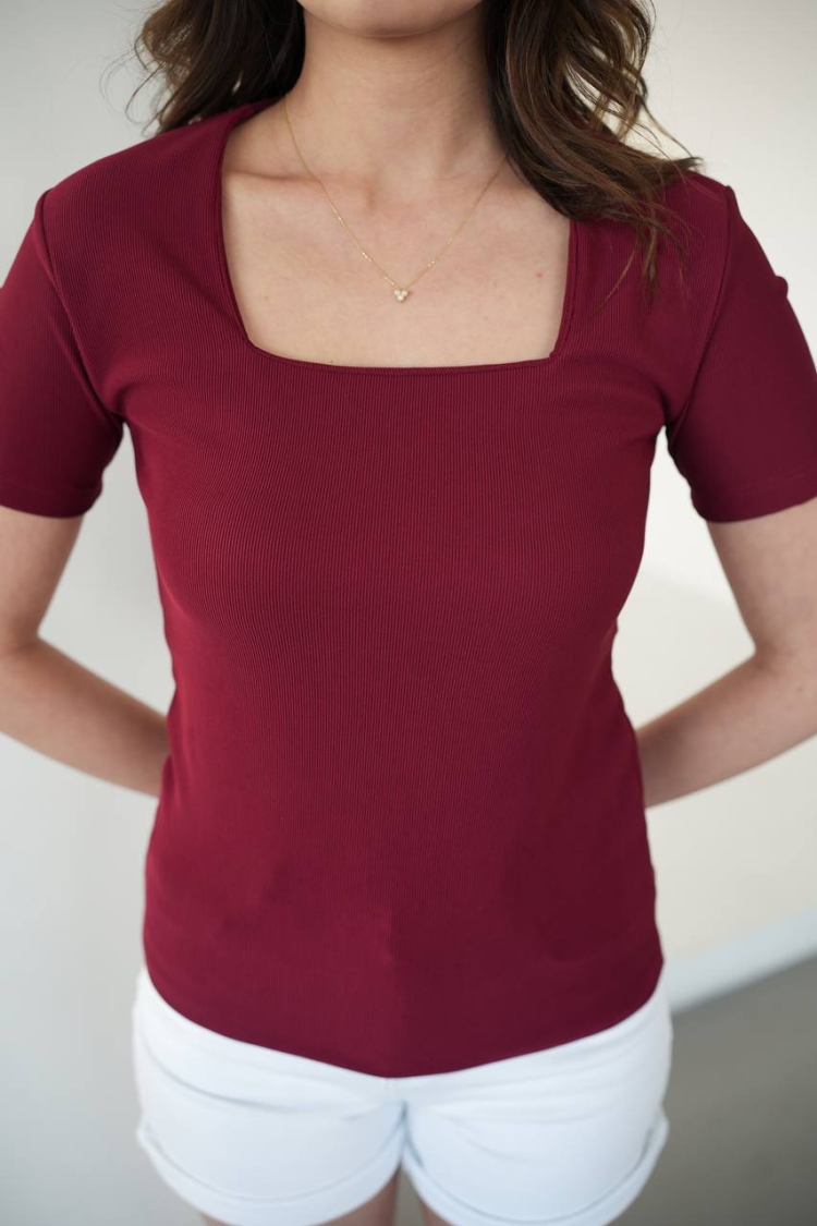 Square Neck Blouse - Brand: Fiori - Women & Kids, Baby Clothes Wholesale - TheBS Women