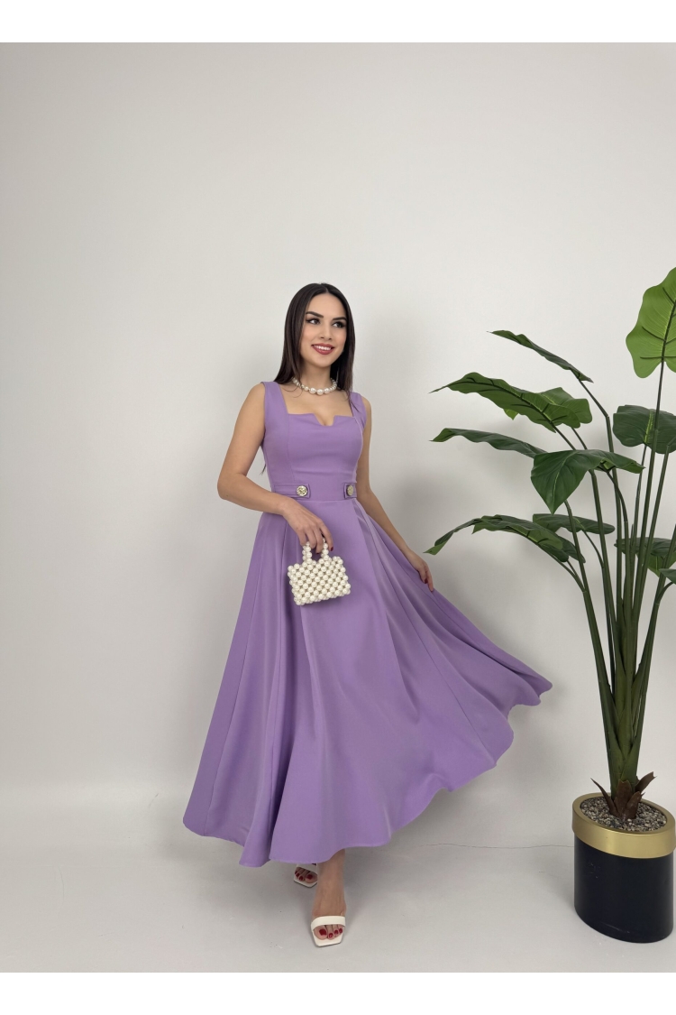 Belt Button Dress - Brand: Miss Janell - Women & Kids, Baby Clothes Wholesale - TheBS Women