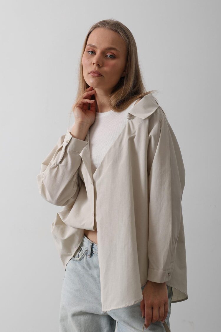 Tank Top Detailed Shirt - Producer: Reyon - Wholesale Women Clothes - TheBS Women