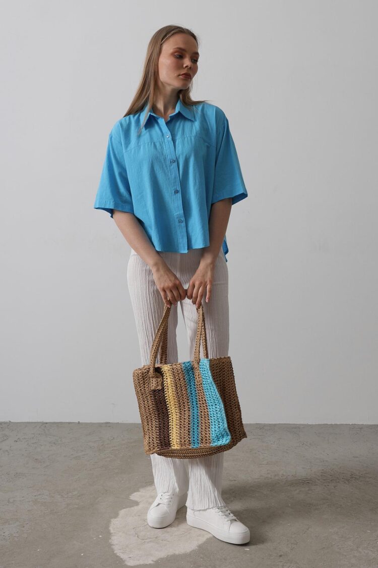 Half Sleeve Shirt - Producer: Reyon - Wholesale Women Clothes - TheBS Women