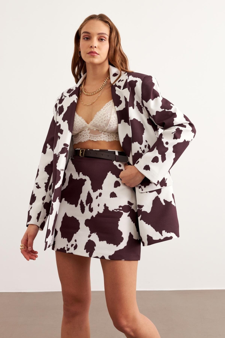 Polka Dot Wadding Jacket Patterned - Multicolor - Brand: Levure - Women & Kids, Baby Clothes Wholesale - TheBS Women