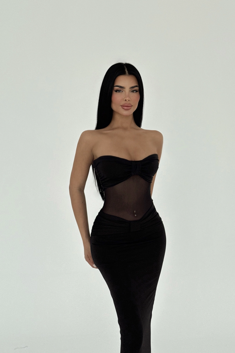 Transparent Long Dress - Producer: EYYO ATELIER - Wholesale Women Clothes - TheBS Women