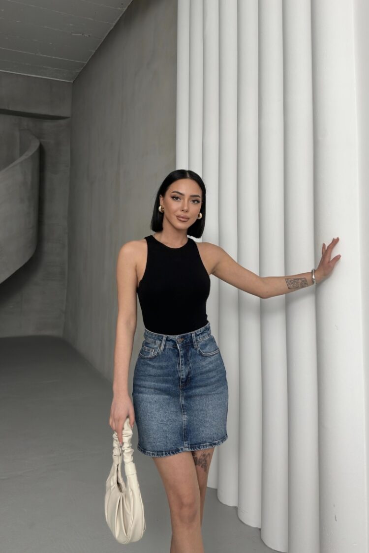 Short Denim Skirt - Producer: XLove - Wholesale Women Clothes - TheBS Women
