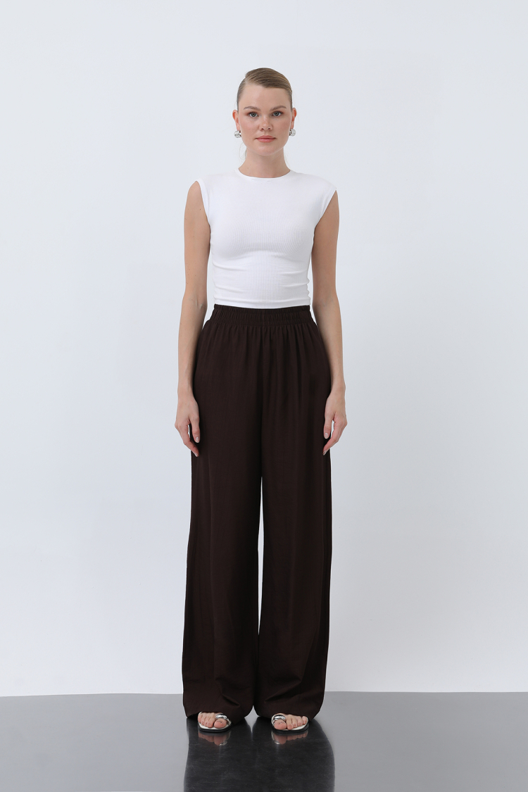 Women's Elastic Waist Loose Pants - Brand: Puane - Women & Kids, Baby Clothes Wholesale - TheBS Women