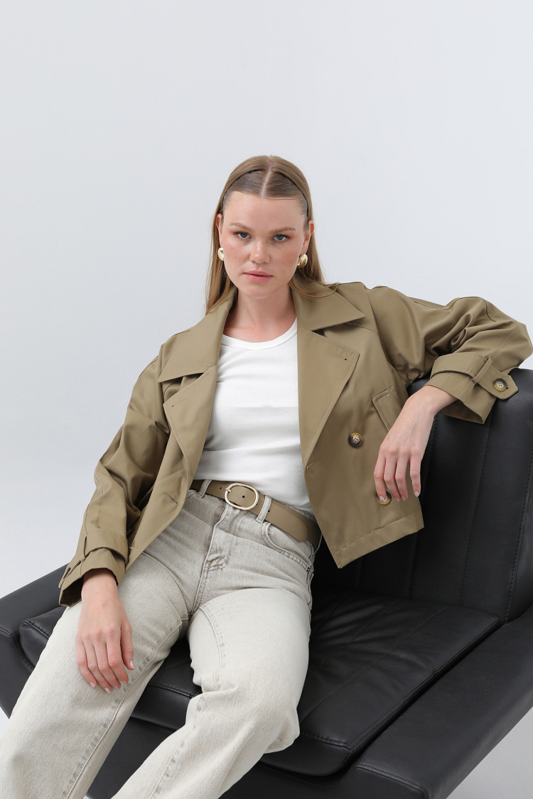 Women's Short Trench - Brand: SOUL - Women & Kids, Baby Clothes Wholesale - TheBS Women