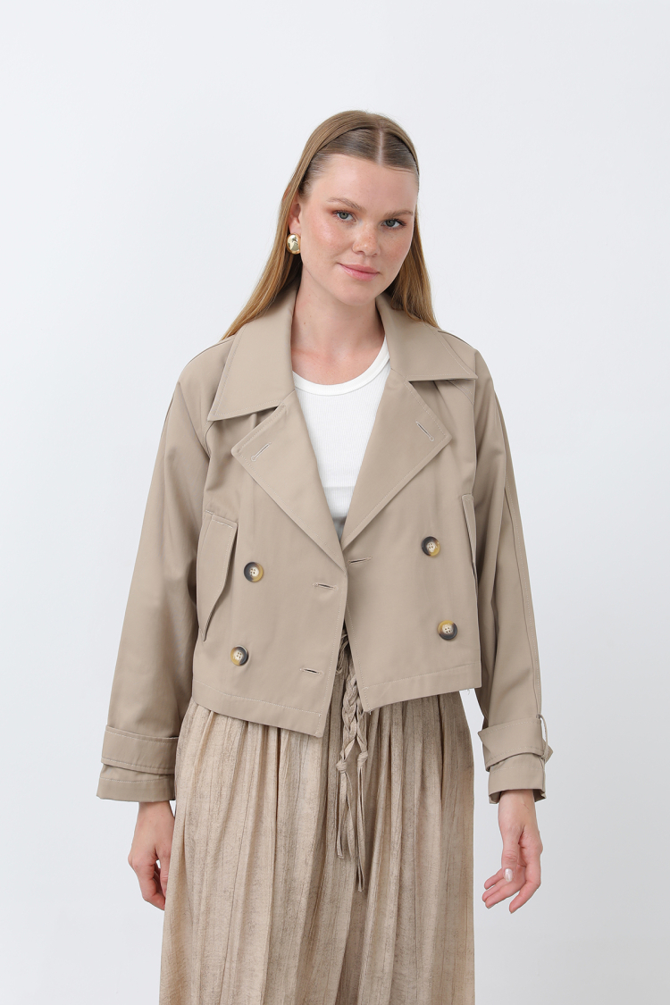Women's Short Trench - Brand: SOUL - Women & Kids, Baby Clothes Wholesale - TheBS Women