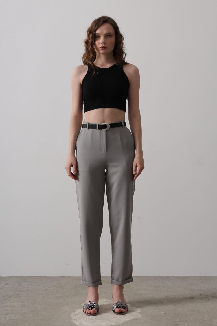 Carrot Pants With Belt - Producer: Reyon - Wholesale Women Clothes - TheBS Women
