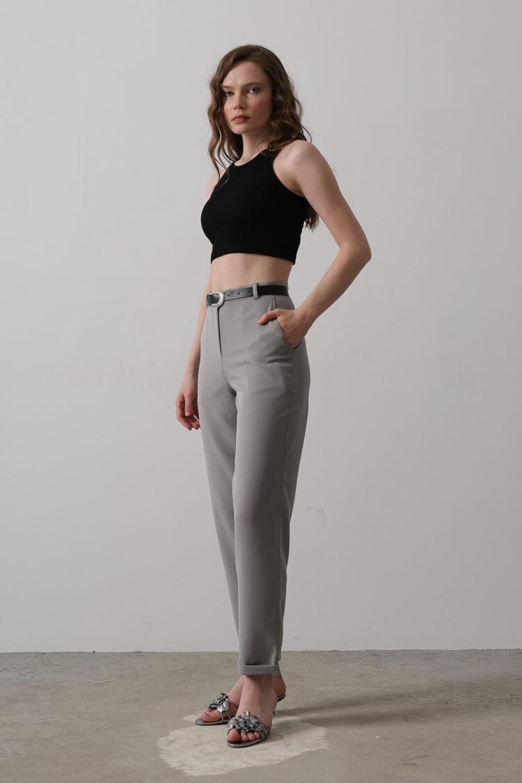 Carrot Pants With Belt - Producer: Reyon - Wholesale Women Clothes - TheBS Women