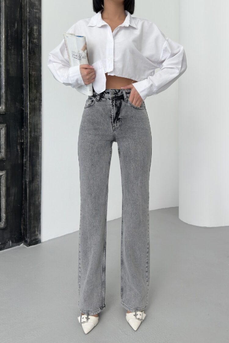 High Waist Straight Jeans - Producer: XLove - Wholesale Women Clothes - TheBS Women