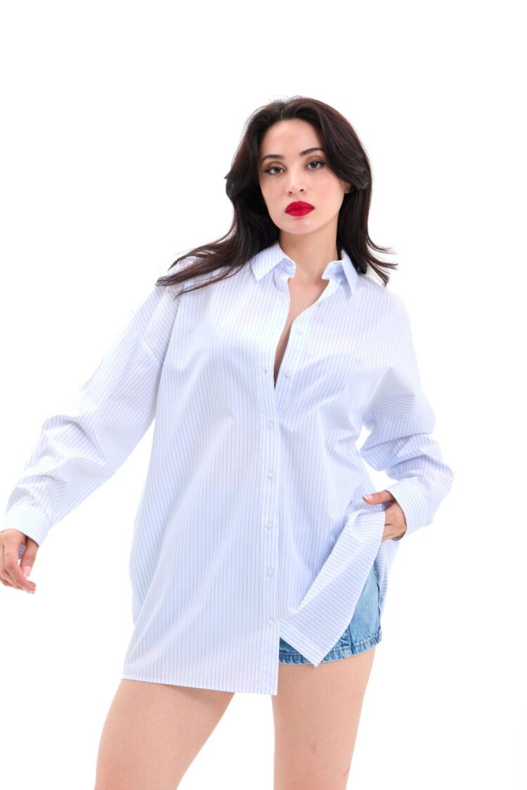 Shirt - Naples Striped - Producer: Fame - Wholesale Women Clothes - TheBS Women