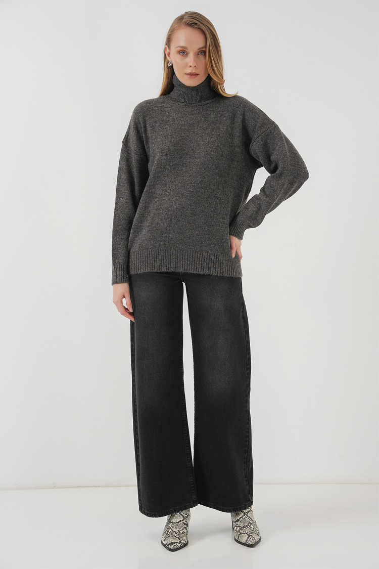 Women's Turtleneck Oversize Knitwear Sweater - Brand: Bigdart - Women & Kids, Baby Clothes Wholesale - TheBS Women
