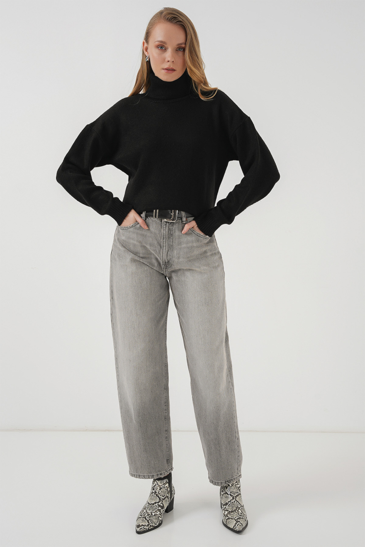 Women's Turtleneck Oversize Knitwear Sweater - Brand: Bigdart - Women & Kids, Baby Clothes Wholesale - TheBS Women