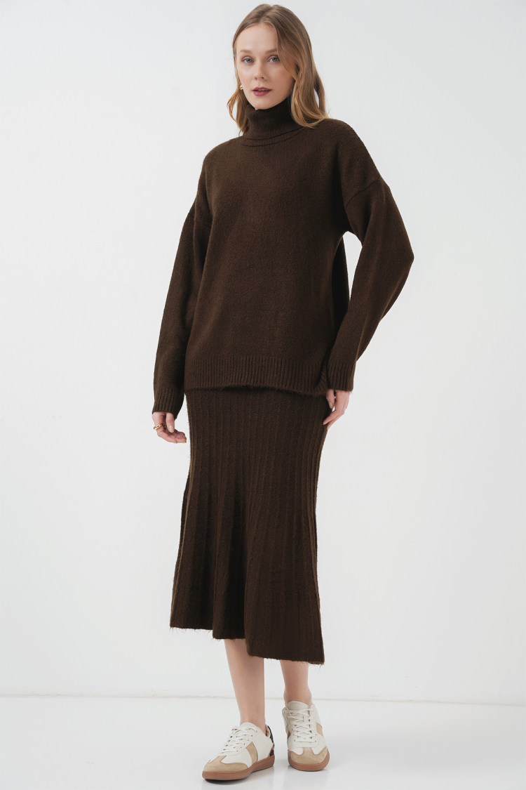Sweater Skirt Knitwear Double Set - Brand: Bigdart - Women & Kids, Baby Clothes Wholesale - TheBS Women